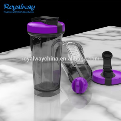 2020 Hot Selling big capacity Custom logo Plastic  Protein Shaker Water bottle for Fitness Person