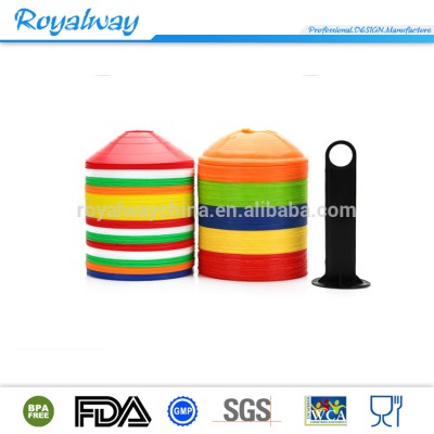 Outdoor marker disc speed training agility plastic football soccer training cones