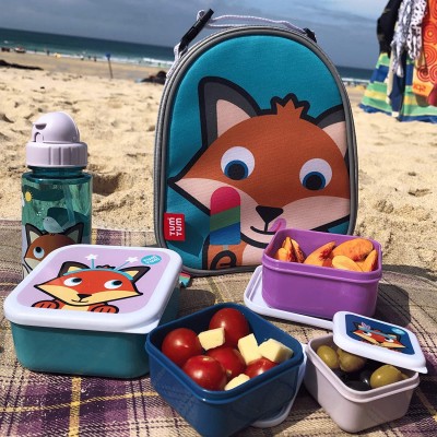 Set of Three Durable Nesting Plastic snackboxes